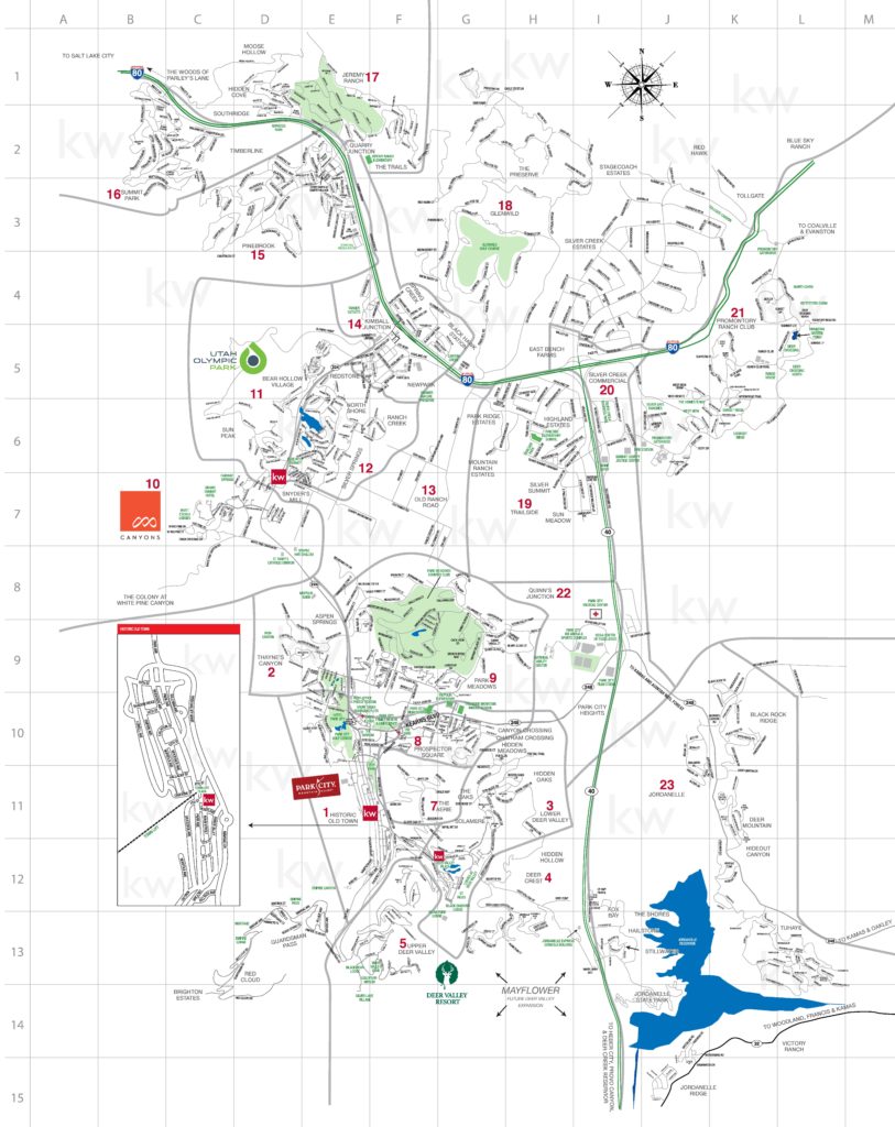 Park City Real Estate Map