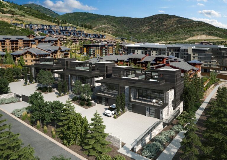 Elevation ski in ski out townhomes Park City Utah