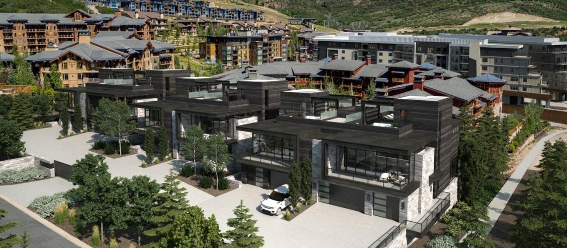 Elevation ski in ski out townhomes Park City Utah