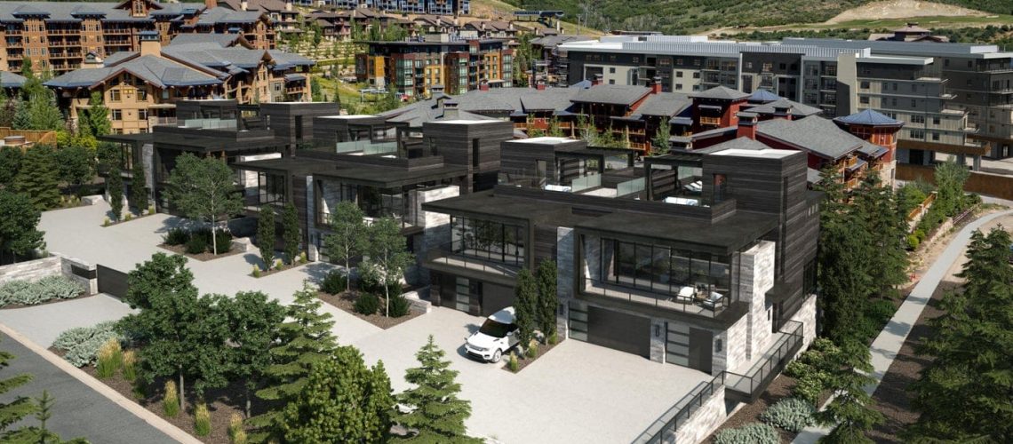 Elevation Townhomes for Sale Canyons Village Park City Utah