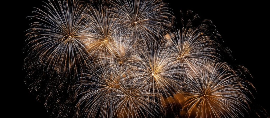 New Years Eve Firework at Canyons Village in Park City Utah