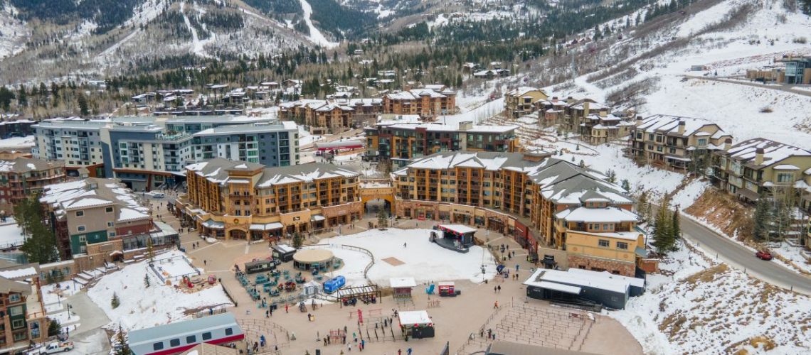 Sundial Lodge condos in Canyons Village Park City near the Red Pine Gondola